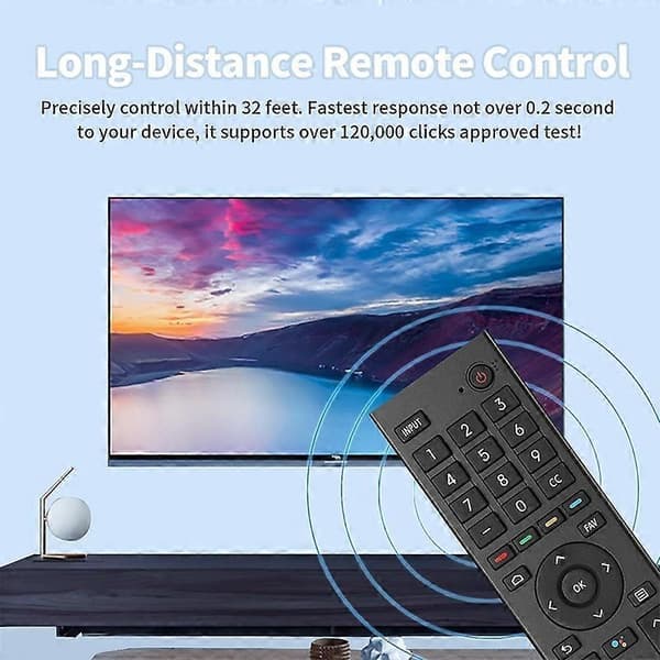 ERF3J80H Remote Control for Hisense Smart TV Battery Operated Replacement Remote