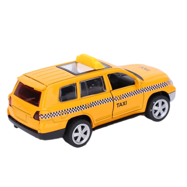 1:32 Leluauton metalliseoksesta taksimallin simulointi äänivalo ohjaamon malli, vedä takaisin lapselle lahjat#1