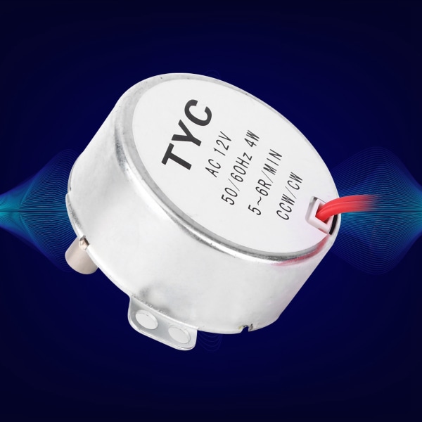 12V 4W TYC30 Synkronmotor med Kabel - 1 Styck