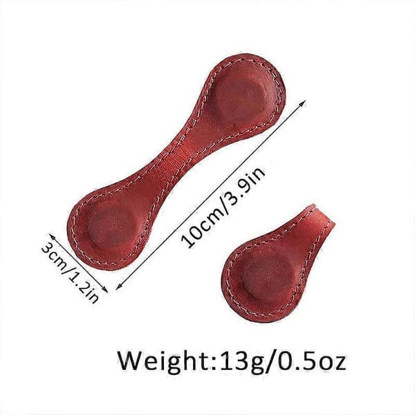 Magnetic Leather Bookmark, Personalized Leather Bookmark