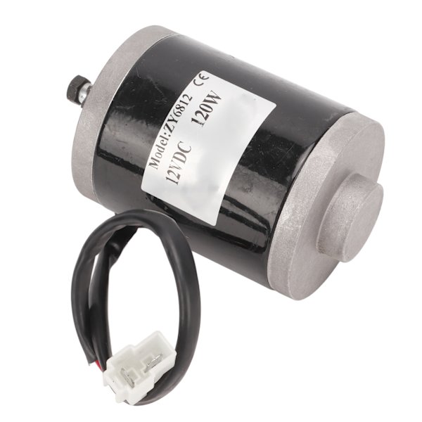 12V 120W Harjamoottori Nopea Pieni Harjamoottori Hihnapyörällä Sähköpotkulautoihin Sähköpyöriin DIY Generaattori