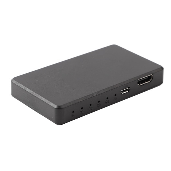 4K HD Multimedia Interface Splitter 1x4 1 inn 4 ut HD Multimedia Interface Extender for PC-projektorer Svart