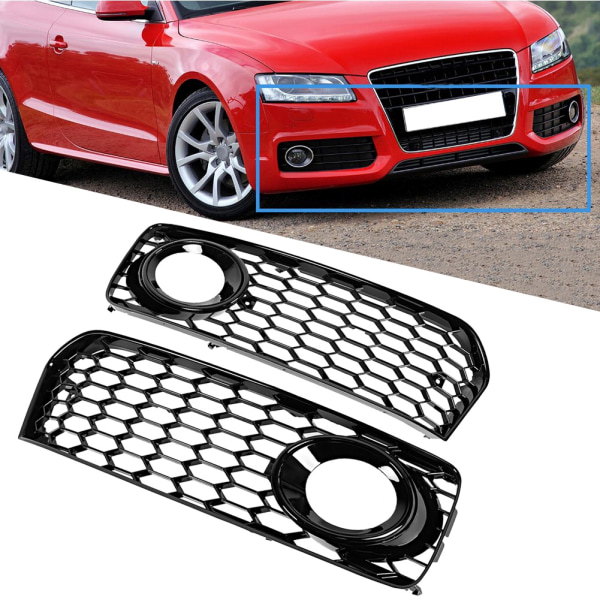 Par Dimljus Grill Modifieringsdelar Passar för Audi A5 S-Line S5 B8 RS5 2008-2012