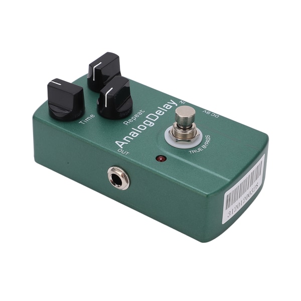 Analog forsinkelseseffektpedal elektrisk gitar monoblokkpedaler med ekte bypass-kretsforsinkelser