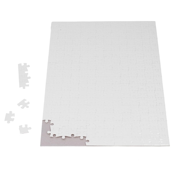 10 sett DIY Blank Puzzle Heat Press Jigsaw Sublimation Transfer Consumables A3 26x38.5cm 252stk