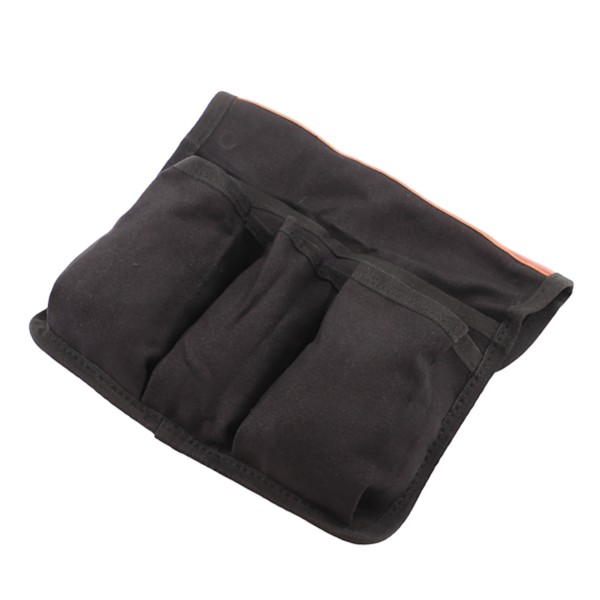 Stol Side Organizer Multifunktionel Opbevaringspose Stol Side Taske til Camping Strand Sort