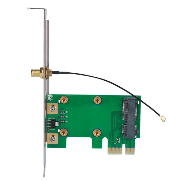 Mini PCI-E til PCI-E Riser Card Utvid eksternt adapter nettverkskort