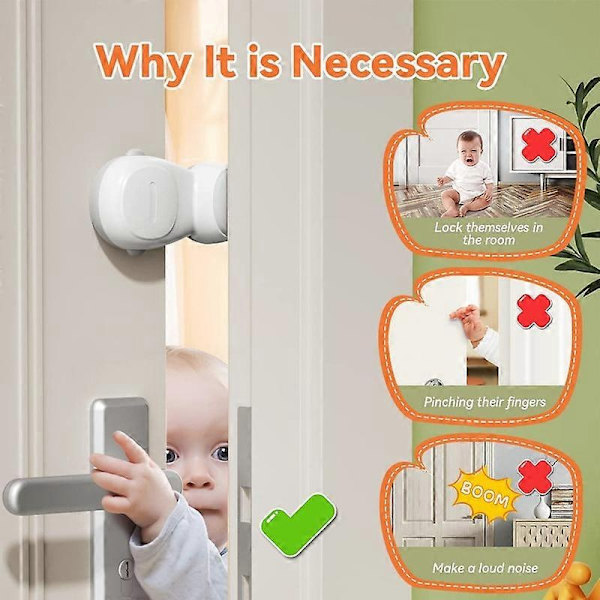 4 pcs Baby Safety Automatic Door Stop, Automatic Door Finger Protector