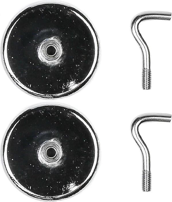 2-pak - magnet med krog / magnetisk krog - 12 kg