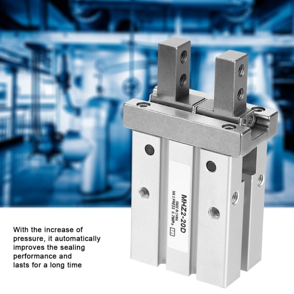 20mm Bore Parallel Style Luftgriper Pneumatisk Sylinder MHZ2-20D