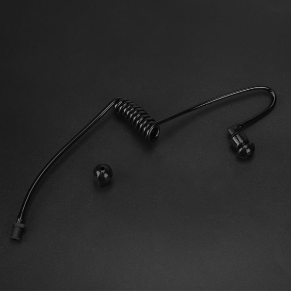 Udskiftningsklar akustisk spiraltube til tovejsradio Walkie Talkie-øretelefon