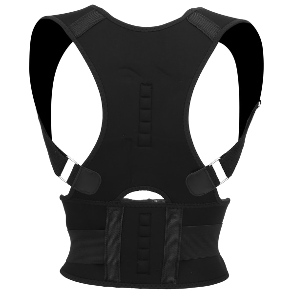 Ryggkorrigering Tejp Bälte Styrketräning Puckelrygg Corrector Sitting Brace Black M