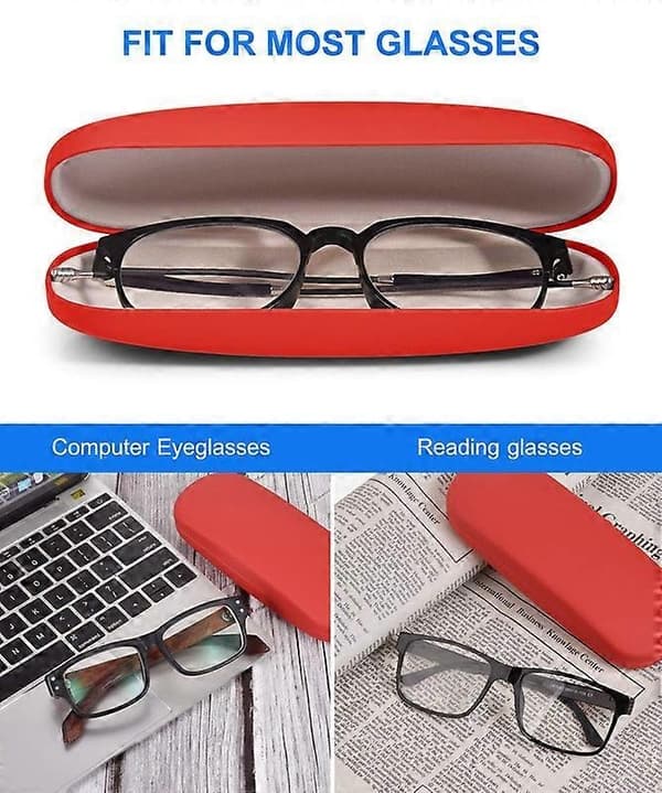 Unisex Hard Shell Eyeglass Case, Protective Case For Glasses