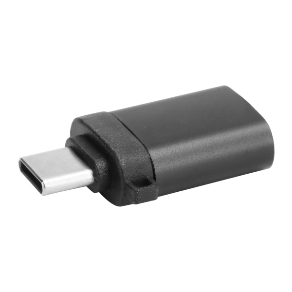 USB3.0 naaras - TypeC-sovitinmuunnin lataustietojen OTG-joustopää ilman ketjua (musta)