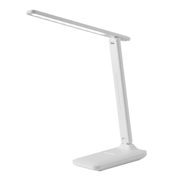 Sammenleggbar lampe med justerbar fargetemperatur og lysstyrke, øyebeskyttende berøringsbordlampe for studier, sovesal, oppladbar 4000mAh litiumbatteri