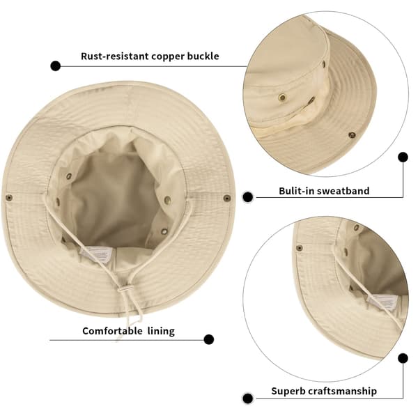 Unisex solhatt — Bucket Hat / Boonie Hat UPF 50+ (vikbar, UV-resistent)