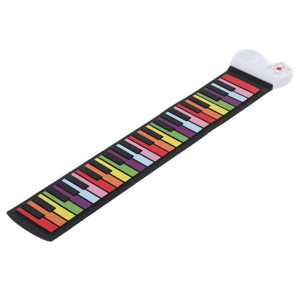 Roll Up Piano 49 Keys Kids Joustava Rainbow Keyboard Kannettava kokoontaitettava musiikki-instrumentti EP-17