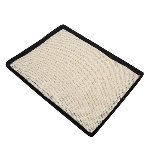 Sisal Hamp White Pet Bord Ben Skrapebrett Sofa Skrapematte Kløestolpe Møbler Beskytt for katter Hvit