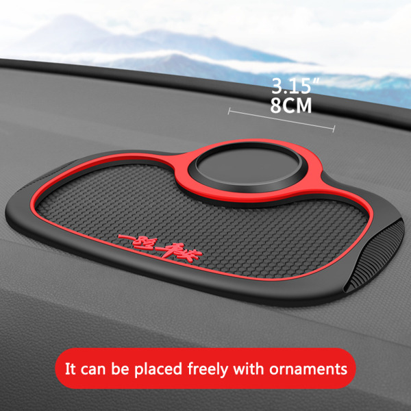 360 astetta pyörivä autopuhelinteline liukumattomalla kumityynyllä
