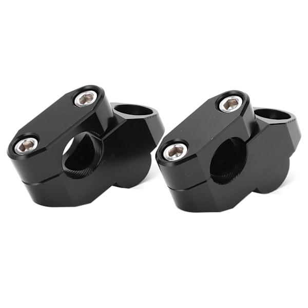 7/8 tommers styrestangshøyere CNC aluminiumlegering Universal motorsykkelmodifikasjonstilbehør Svart