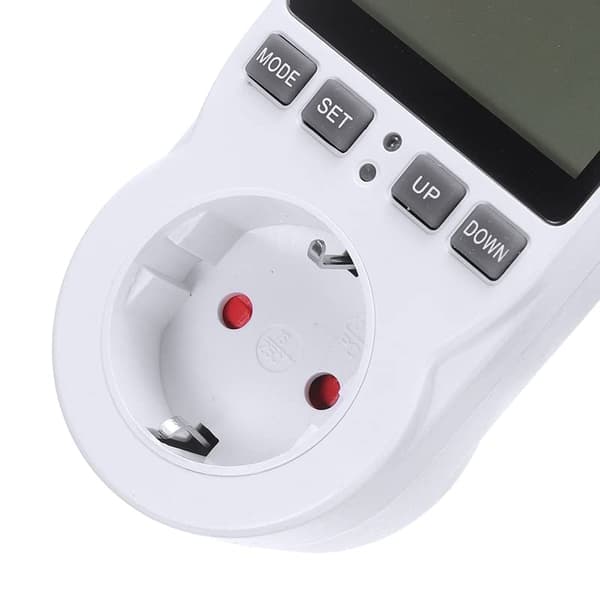 Digital elektrisk temperaturkontroller – Programmerbar termostatkontakt (EU) med timer og deteksjonssonde