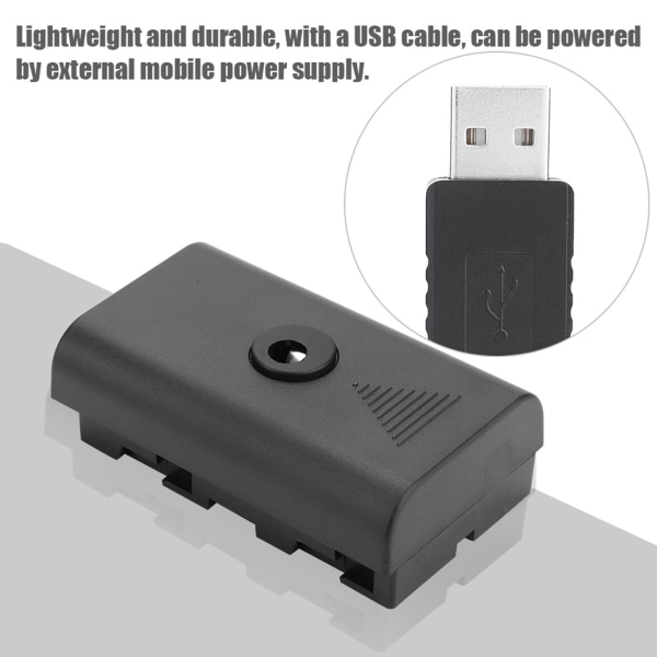 Dummy Batterikontakt för Sony F550 F570 F770 F750 F970 F990 med USB-kabel