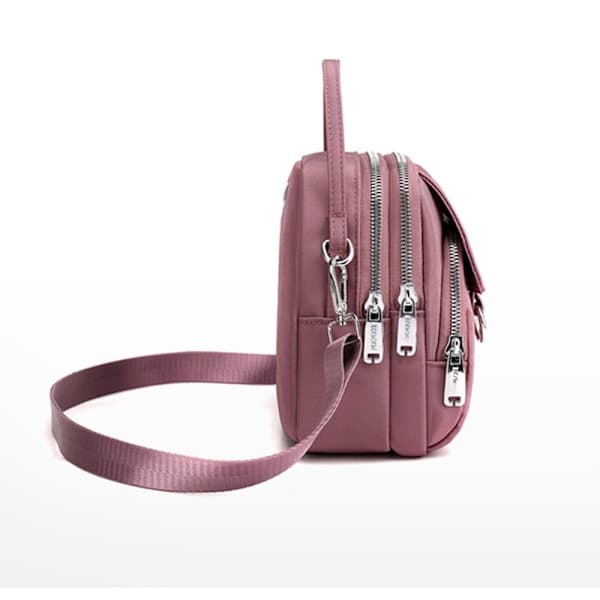 Dame Mini Skuldertaske Håndtasker Messenger Taske sort black