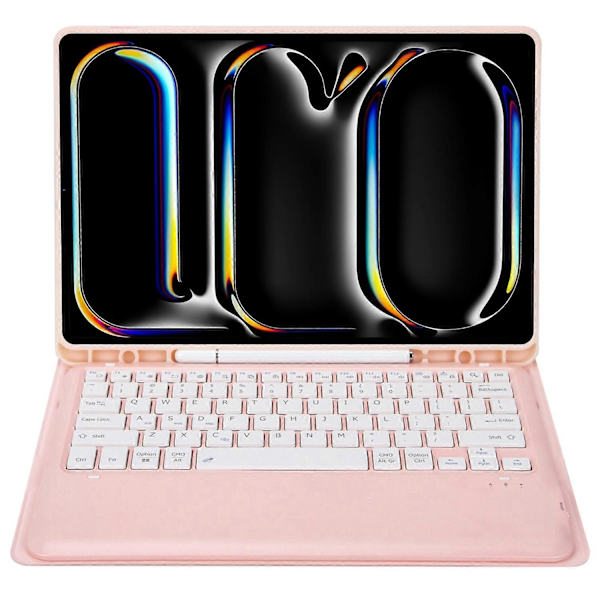 A14B Bluetooth Keyboard Case with Pen Holder for iPad Pro 13 (2024), Ultra-thin Tablet Case