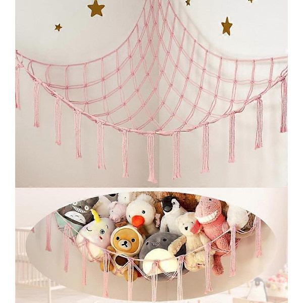 Storage Hammock or Net for Stuffed Animals - Large Toy Hammock