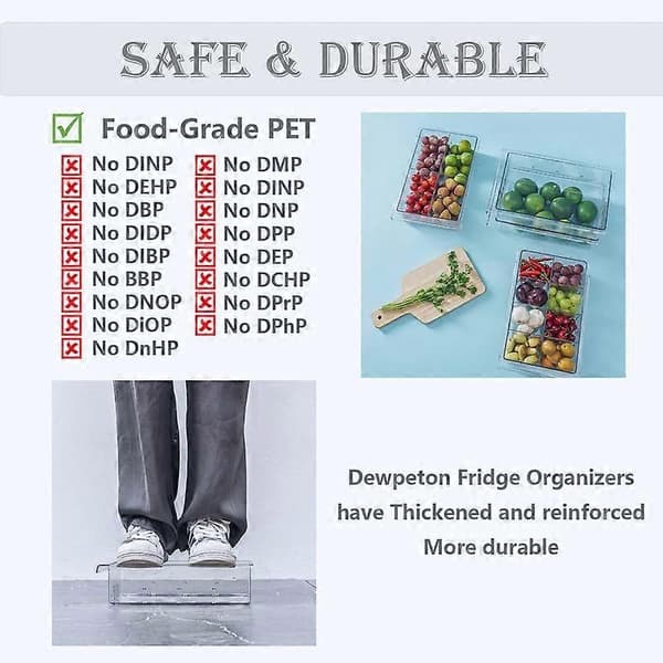 Refrigerator Organizer - Large Capacity Egg Holder