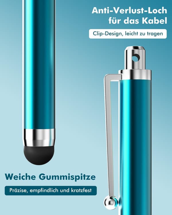 10 stk. tablet-styluspenne touchpen til mobiltelefon tablet-styluspen til tablet