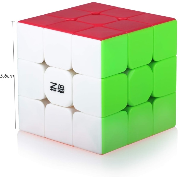 Speed ​​​​Cube 3x3 3x3x3 Stickerless Magic Puzzle Magic Speed ​​​​Cube feriegave til børn, voksne (stickerless)