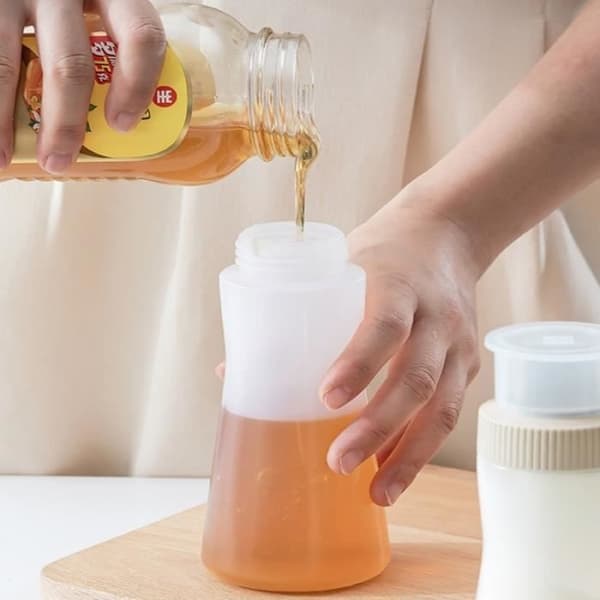 350 ml Dressing-shaker (2-pak) - Mixer til salatdressing, sirup, olie - Hvid
