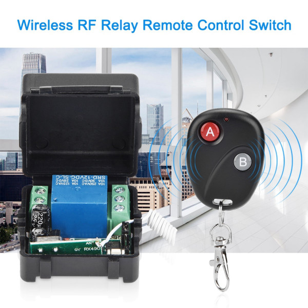 Langaton RF-releen kauko-ohjainkytkinjärjestelmä - 433MHz