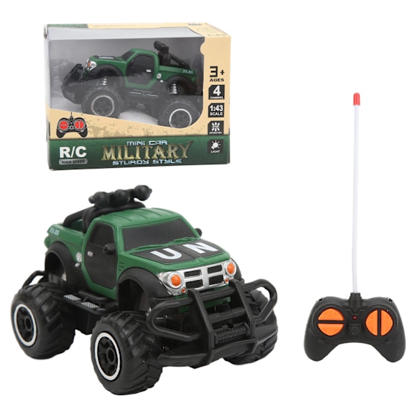 Off Road Fjernstyrt Bil 1/43 Skala 4 Kanals Elektronisk RC Bil Leke med Fjernkontroll for Over 3 År Gamle