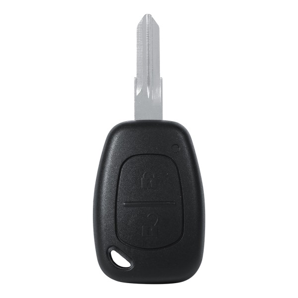 Renault Kangoo Dacia Logan Car Key Fob Shell etui med ubeskåret blankt blad - 2 knapper