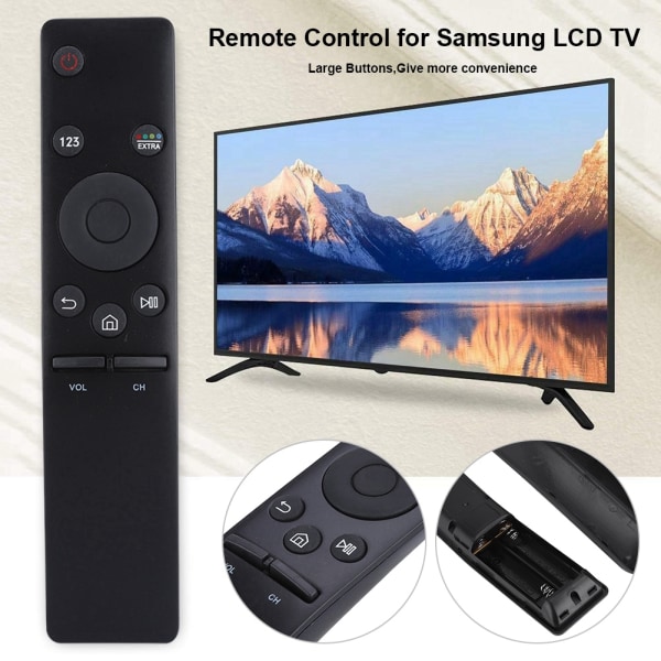 Multi fjärrkontroll för Samsung Smart TV BN59-01259B med stora knappar