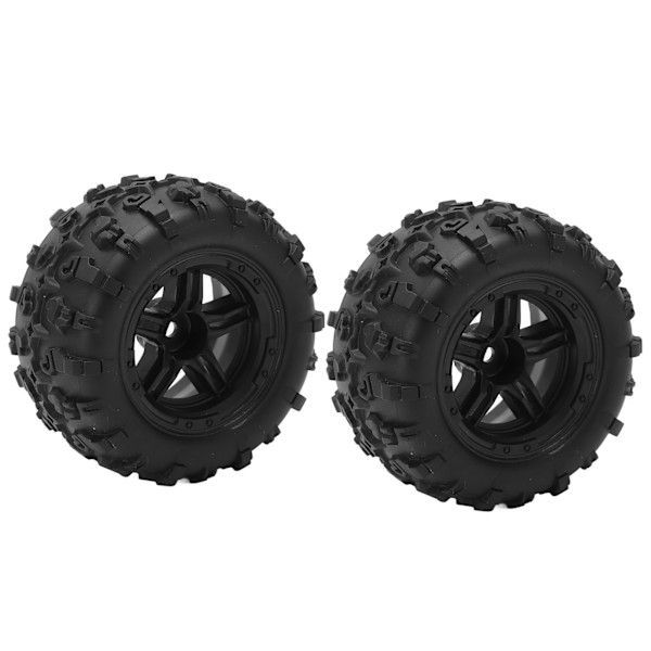 1 par 1/16 skala RC bildäck Plastfälgar för 1/16 fjärrkontroll biluppgraderingstillbehör