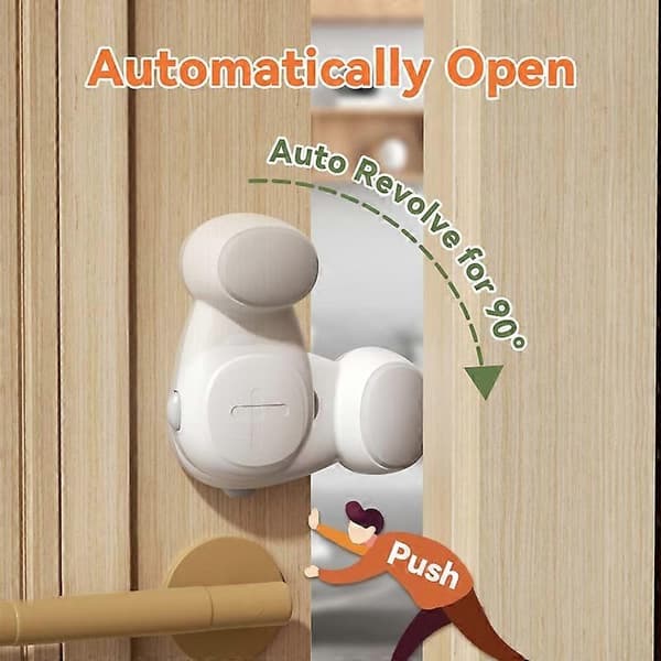 4 pcs Baby Safety Automatic Door Stop, Automatic Door Finger Protector