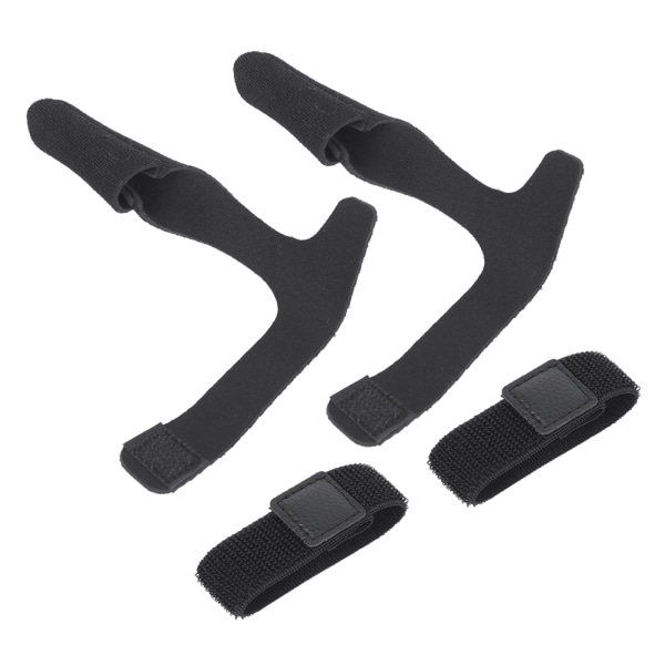 2-pack Portabelt Fiskespöbälte Hög Flexibilitet Spöskydd Hattband Fästbandage Set Tillbehör
