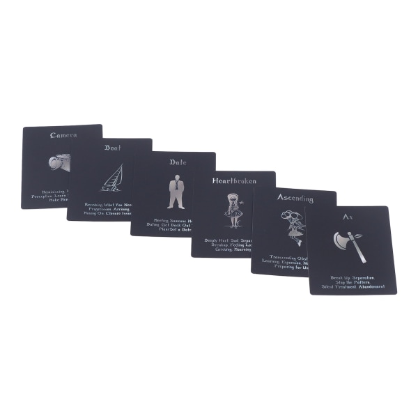 54 Decks Tarot-korttipeli Englanninkielinen päällystetty paperi ennustekorttilelu juhliin