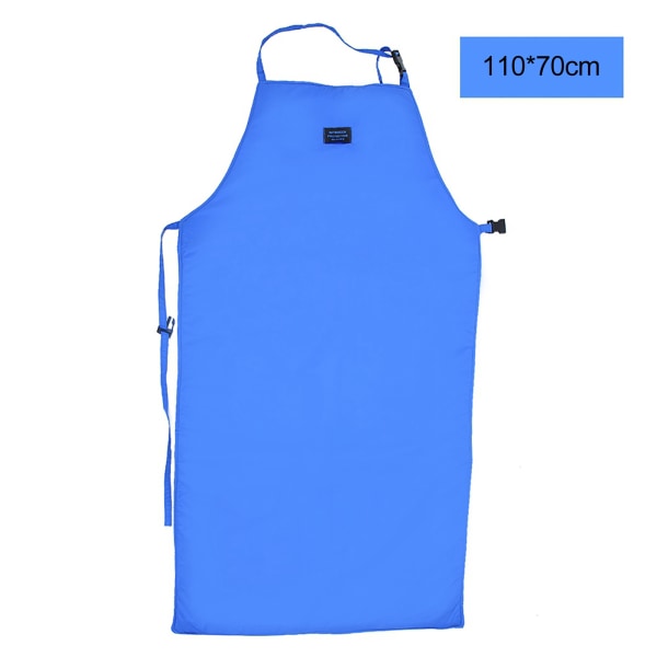 Safety CryO Förkläde Kryogent Ultralågtemperaturförkläde Kväveskyddande Blå (110*70cm)