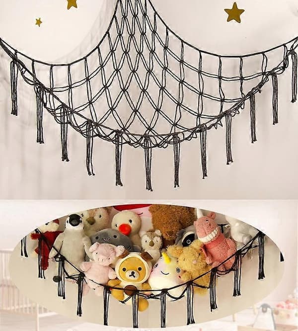 Storage Hammock or Net for Stuffed Animals - Large Toy Hammock