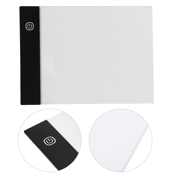 Håndtegning LED-tavle Ultratynt A6 Barn USB Flip Book Kit Sett Painting Art Supplies (USB)