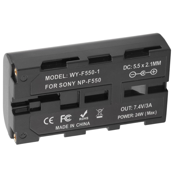 AC Power Dummy batteribytteadapter for SONY NP-F550 F570 F750 F970