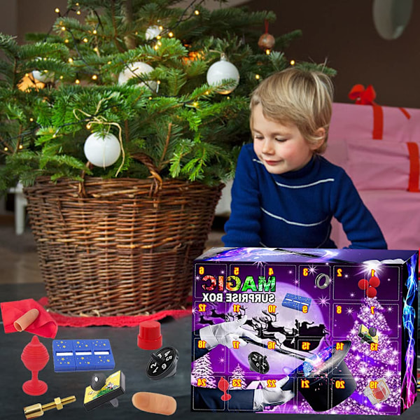 Magisk Adventskalender för Barn: 24 Trick för Ålder 6+