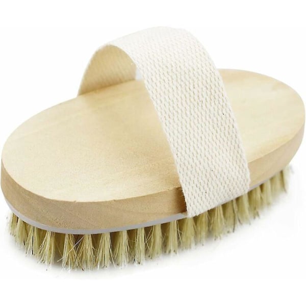 Dry Brushing Body Brush - Eksfolierende børste med naturlige børster til fejlfri hud