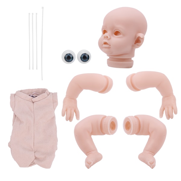 12 tums vinyl Reborn docka kit DIY omålad Reborn babydocka mögel set delar leksak vit 12 tum