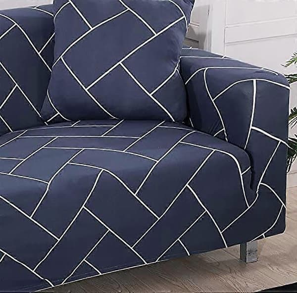 Sofatrekk elastisk stretch sofatrekk, for 1-seter. L-formet hjørnesofa krever to