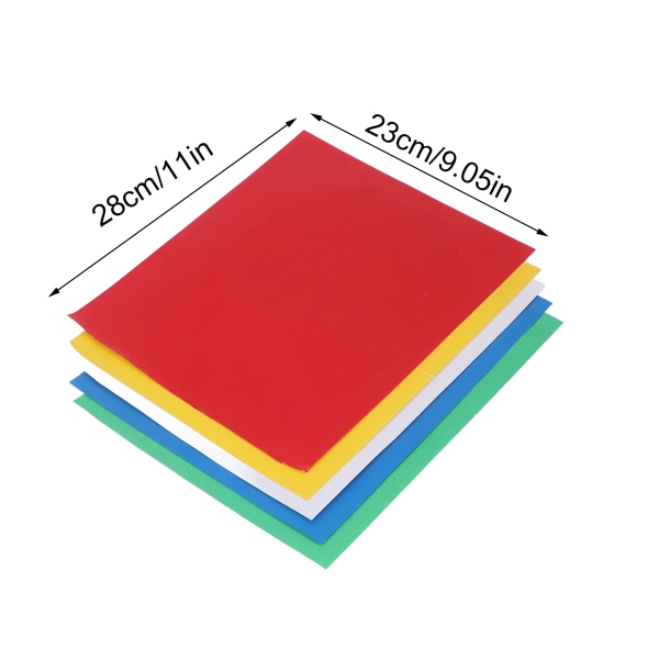 5 kpl siirtopaperi Viisi väriä vesiliukoinen hiilipaperi kirjontakuvioinen jäljityspaperi tee-se-itse askarteluprojekteihin